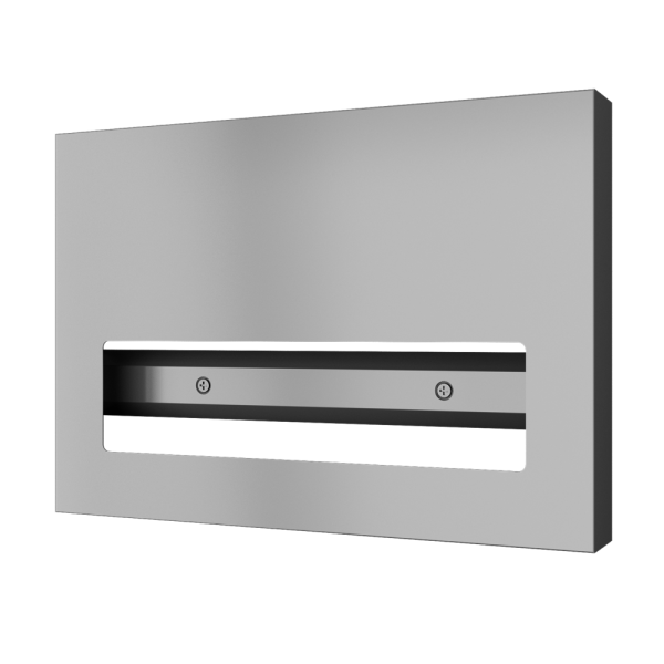 Distributeur de protège-siège de toilette en acier inoxydable