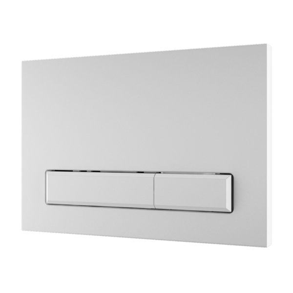 Unité de chasse d'eau mécanique pour systèmes d'installation SLR 21, plastique blanc