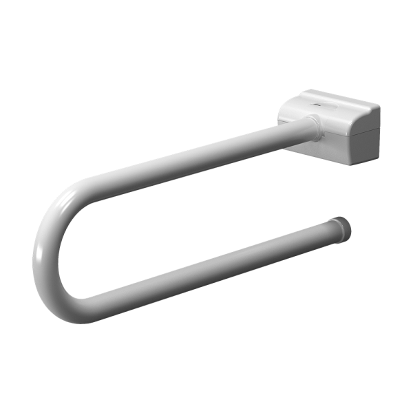 Barre d'appui en vinyle, rabattable, longueur 600 mm