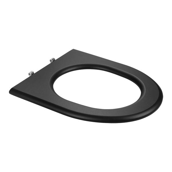 Abattant de toilette noir en plastique sans couvercle pour SLWN 03, SLWN 04, SLWN 11, SLWN 13, SLWN 14, SLWN 15, SLWN 16