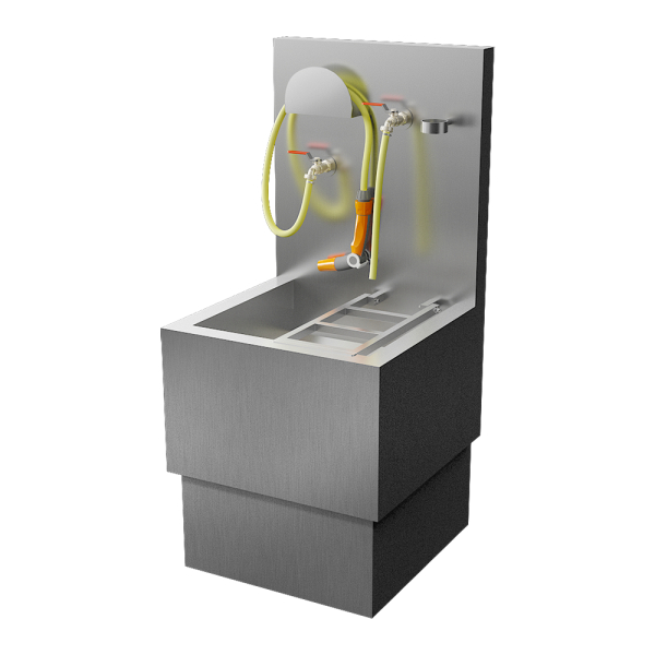 Évier en acier inoxydable pour toilettes chimiques – SLVN 07