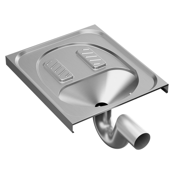 Cuve à la turque en acier inoxydable