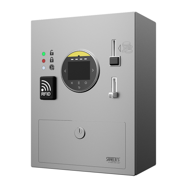 Appareil automatique pour douche, plusieurs méthodes de paiement, 24 V CC