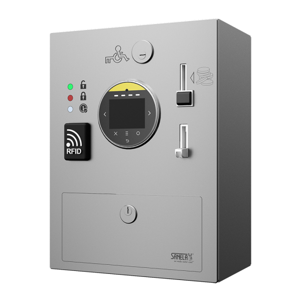 Appareil automatique pour serrure de porte, plusieurs méthodes de paiement, avec EURO KEY, 24 V CC