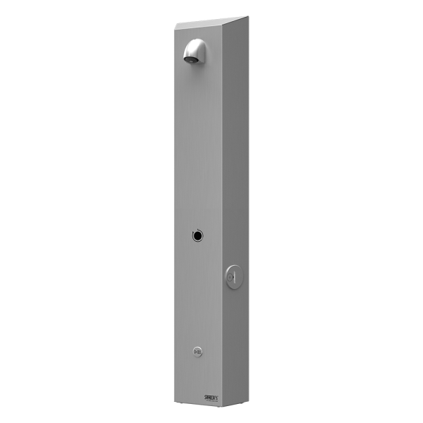 Panneau de douche à jeton en acier inoxydable, pour eau froide ou prémélangée, 24 V CC