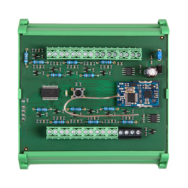 Distributeur de boutons-poussoirs sur rail DIN
