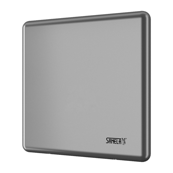 Unité de chasse d'eau à commande temporelle, finition brossée, 230 V AC